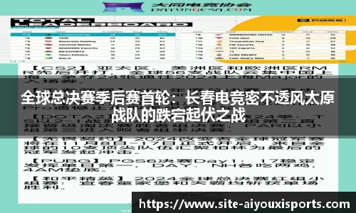 全球总决赛季后赛首轮：长春电竞密不透风太原战队的跌宕起伏之战